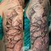 Tattoos - Peacock and Maple Leaves Half Sleeve In Progress - 62891